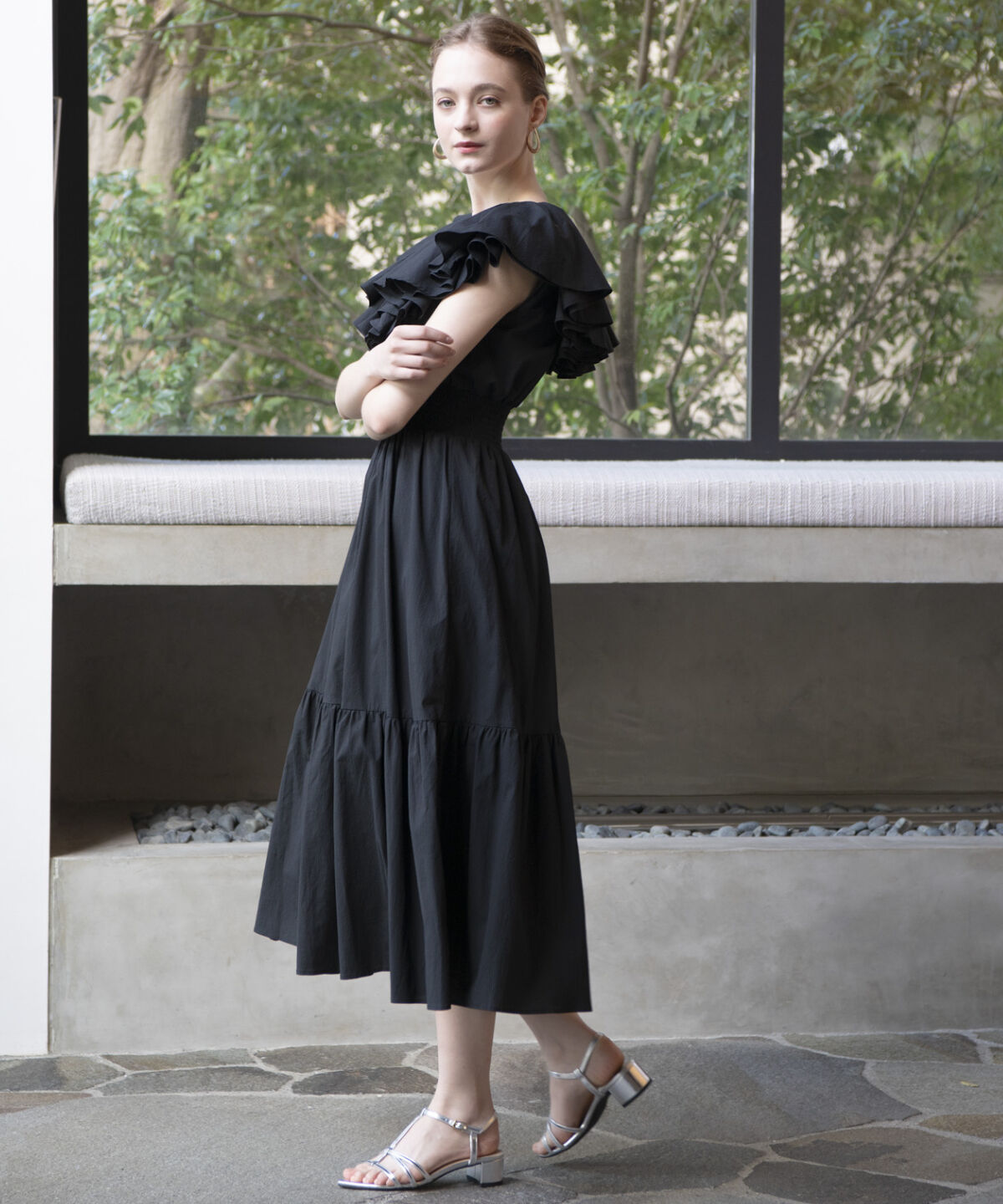 アンドクチュール「ダブルフリルワンピース」|ワンピース|