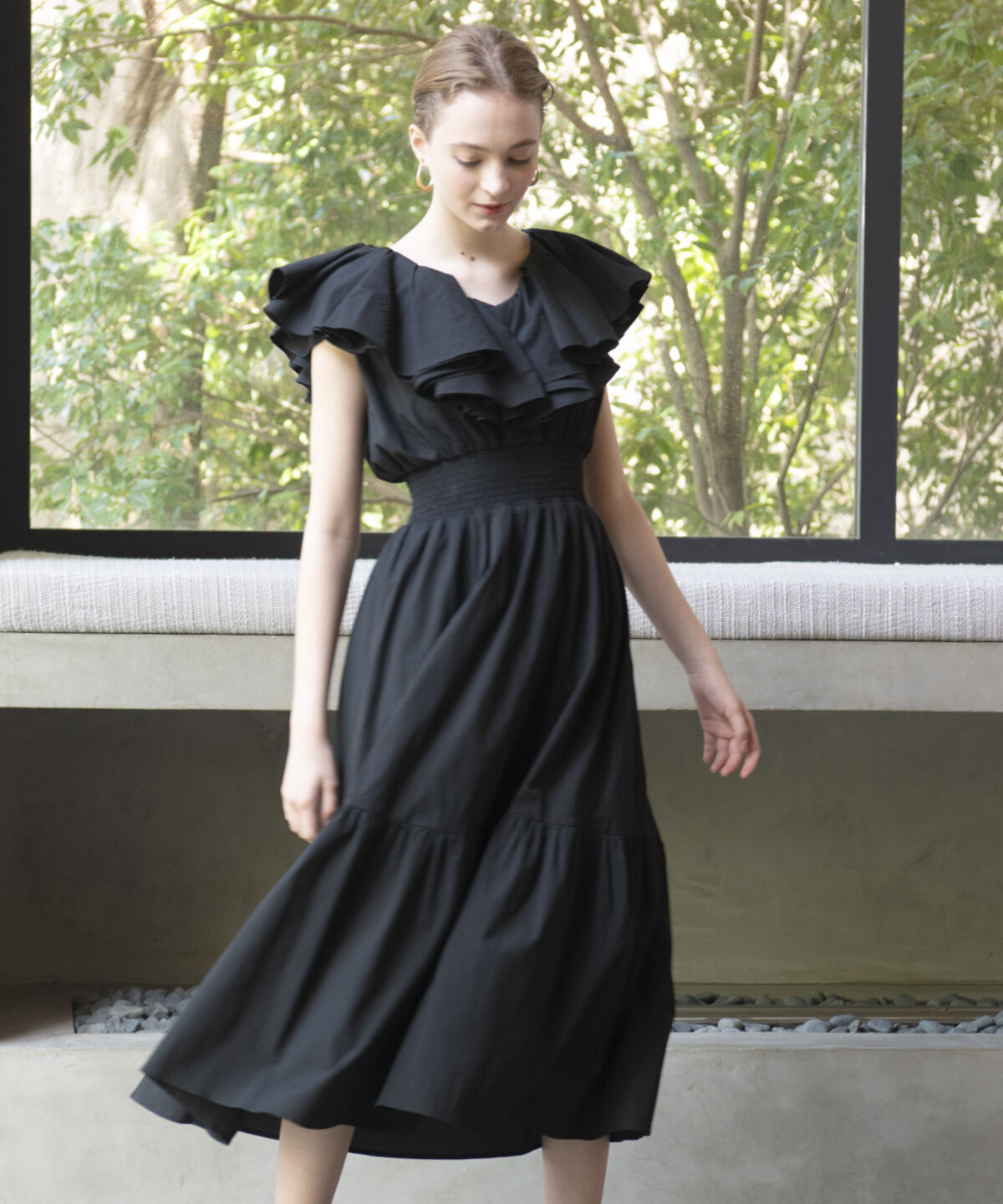 アンドクチュール「ダブルフリルワンピース」|ワンピース|