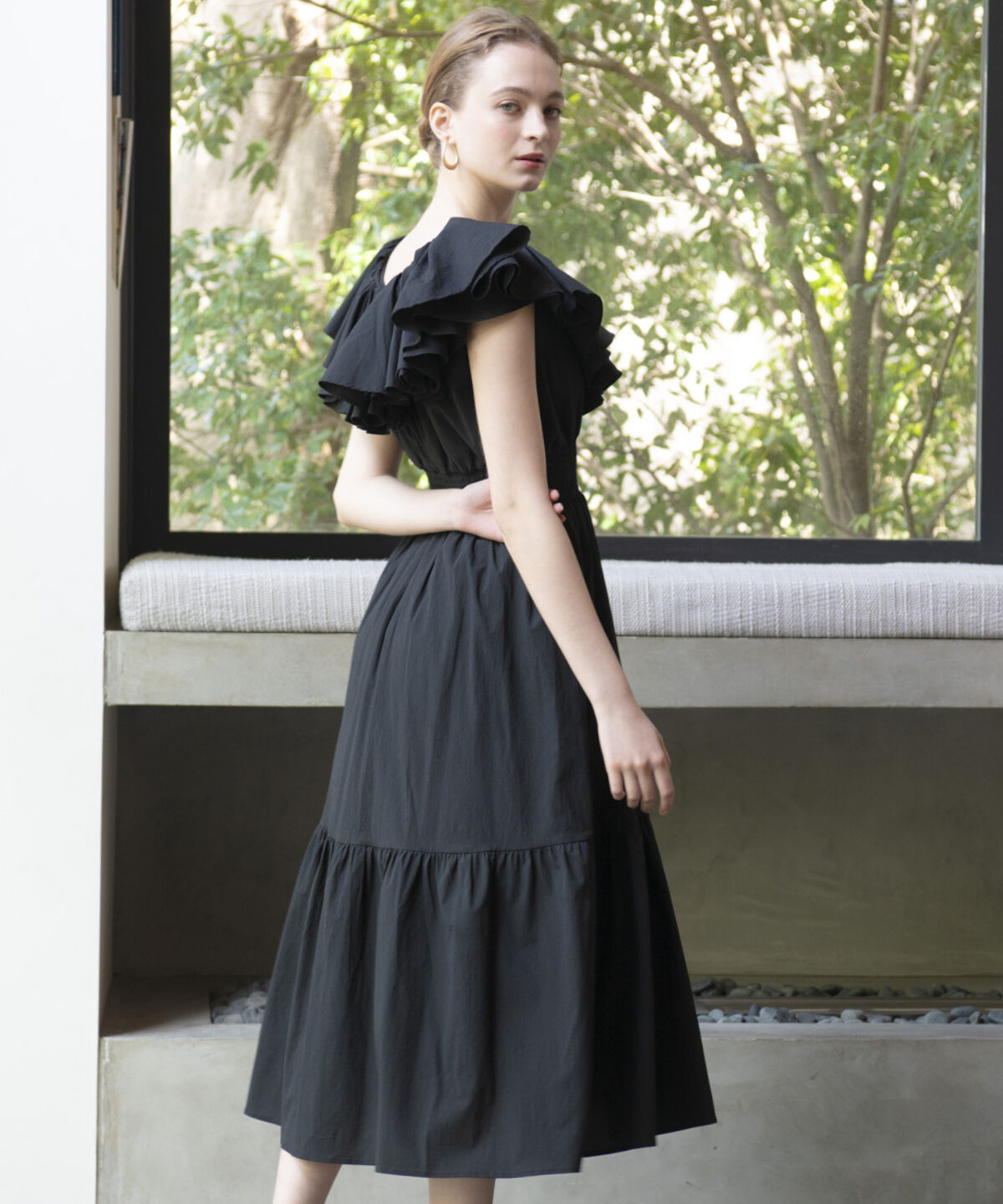 アンドクチュール「ダブルフリルワンピース」|ワンピース|