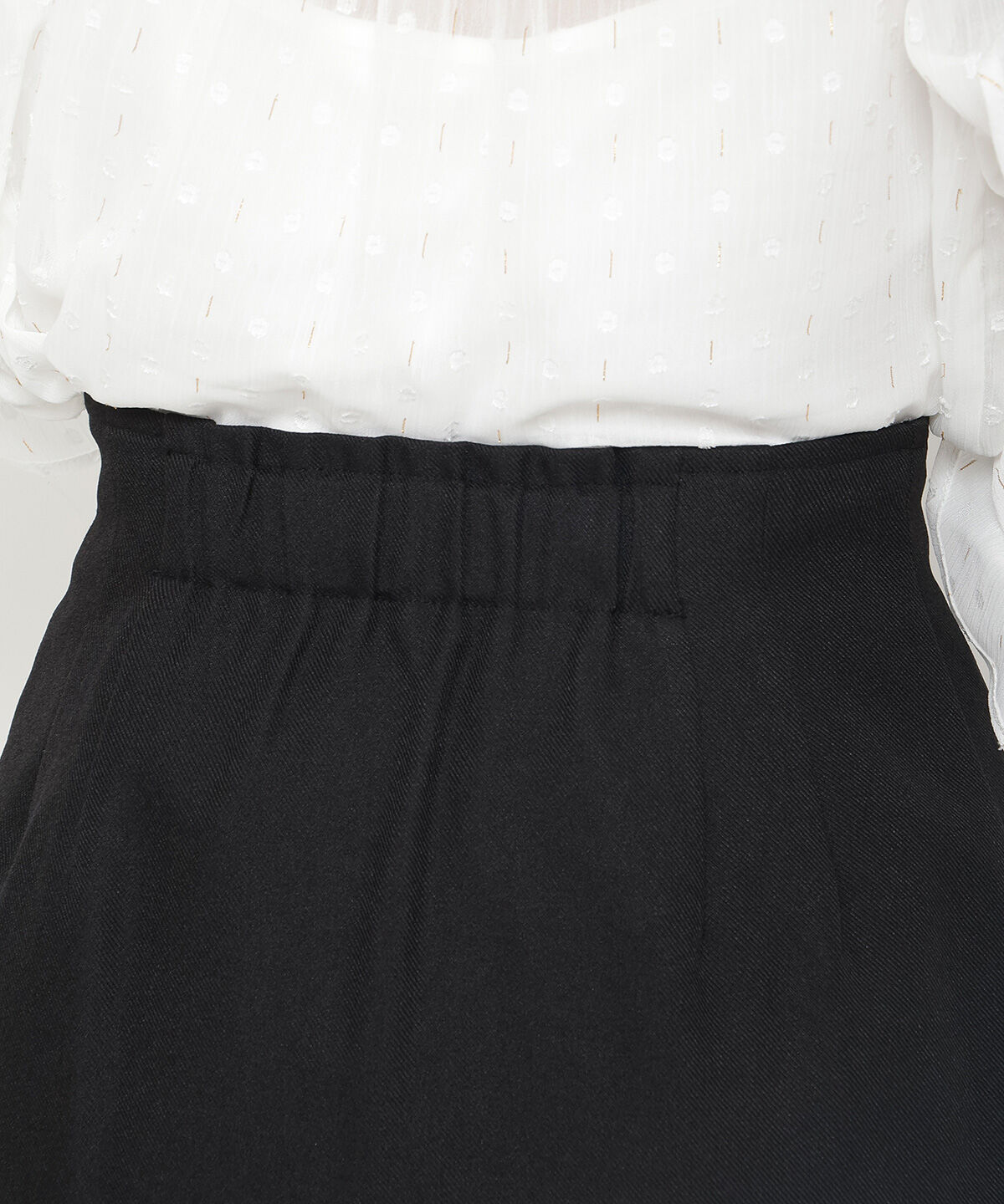 アンドクチュール「フラップミニスカート」|台形|