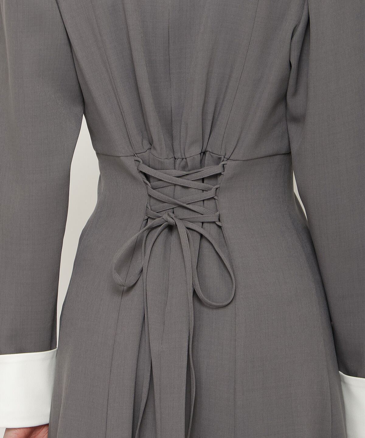 アンドクチュール「配色襟レディワンピース」|ワンピース|