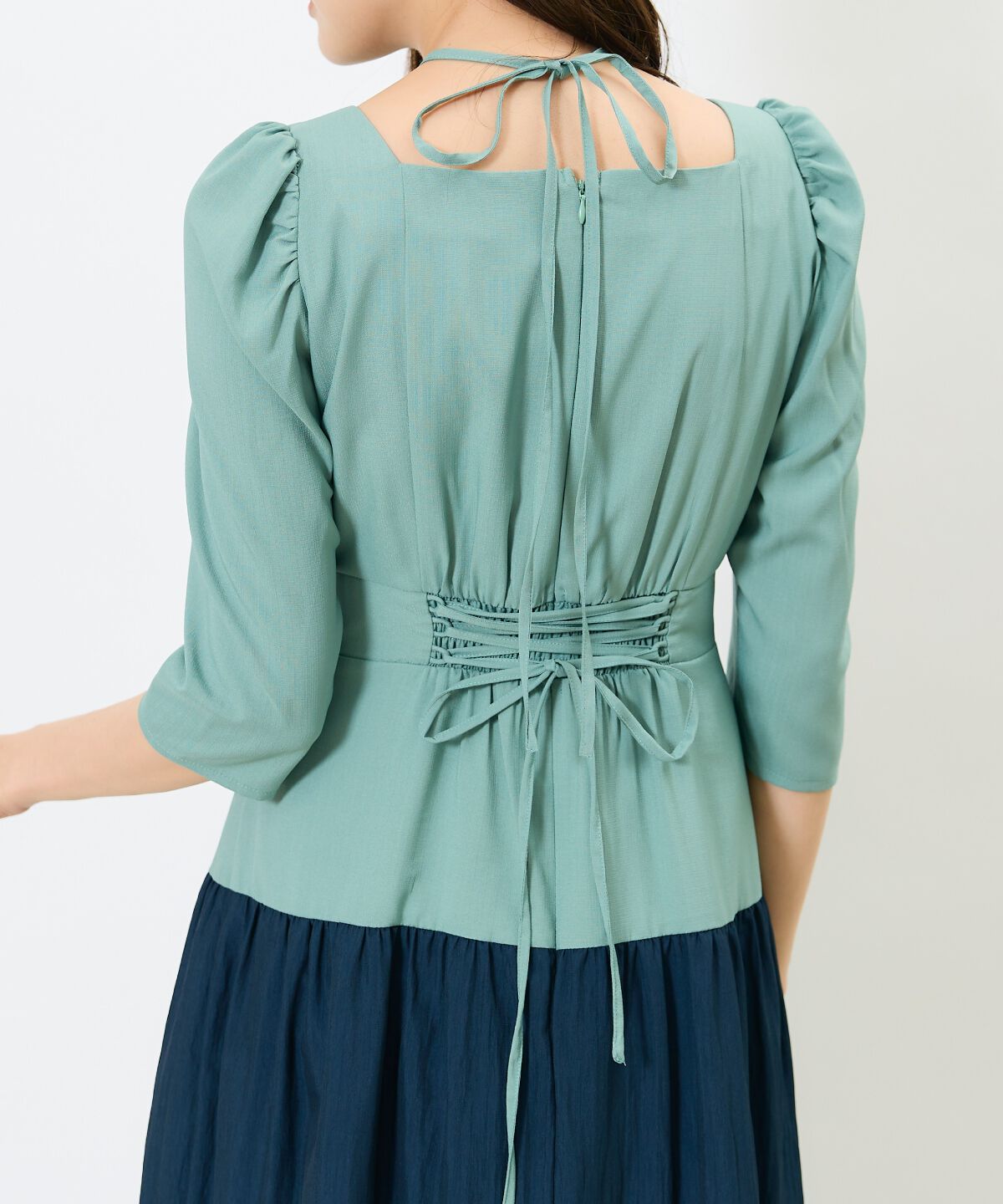 アンドクチュール「アシメラッフルティアードワンピース」|ワンピース|