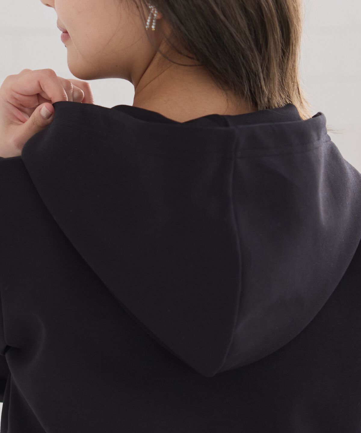 REDYAZEL「ハートボタンショートフーディー」|パーカー|