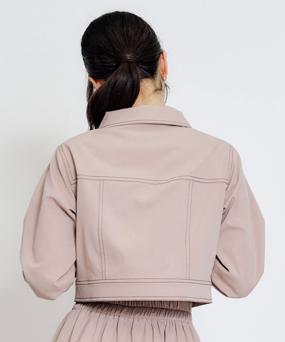 REDYAZEL「バイカラーステッチショートジャケット」|その他|