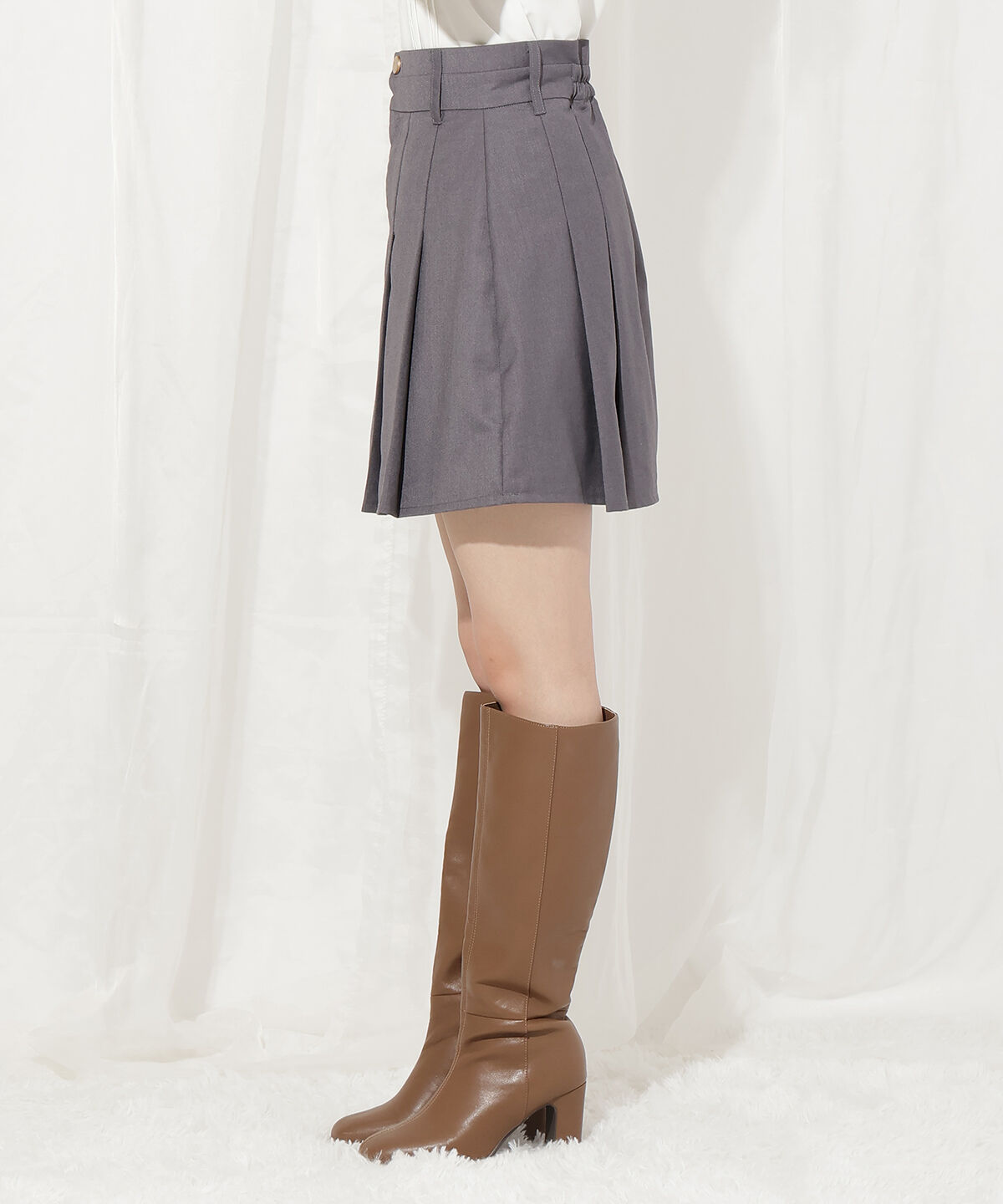 WILLSELECTION「ダブルウエストプリーツスカショーパン」|スカート|