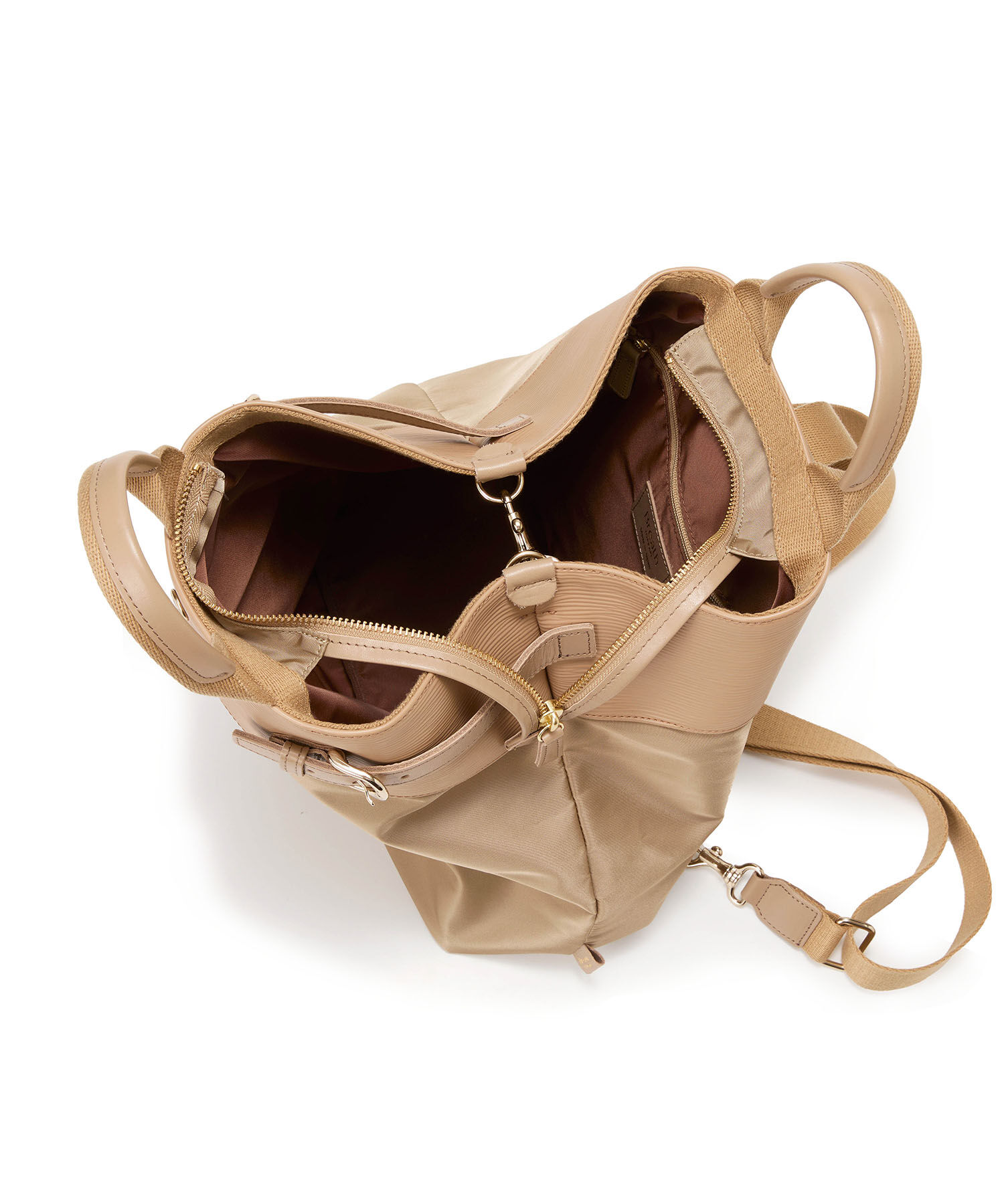 TOPKAPI BREATH「【Breath TOPKAPI】RIPPLE リプル ナイロン コンビ ベルト デザイン 3way リュック / バッグパック」|リュック|