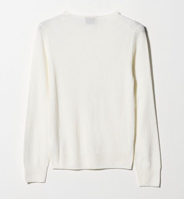 UNITED ARROWS「リブ クルーネック ニット」|ニット・セーター|