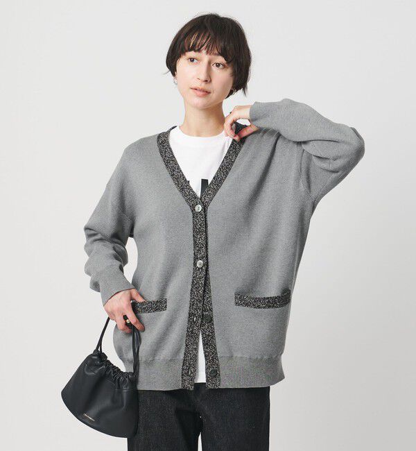 UNITED ARROWS「コンフォート スマート Vネックカーディガン ‐ウォッシャブル‐」|カーディガン|