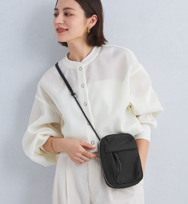 UNITED ARROWS green label relaxing「2WAY マルチ mini ショルダーバッグ -はっ水-」|ショルダー・メッセンジャー|BLACK