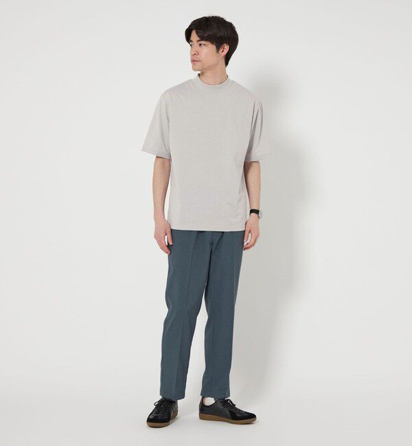 UNITED ARROWS green label relaxing「【WEB限定】JUST fit デイリー モック 半袖 Ｔシャツ カットソー -吸水速乾・抗菌-」|Tシャツ・カットソー|