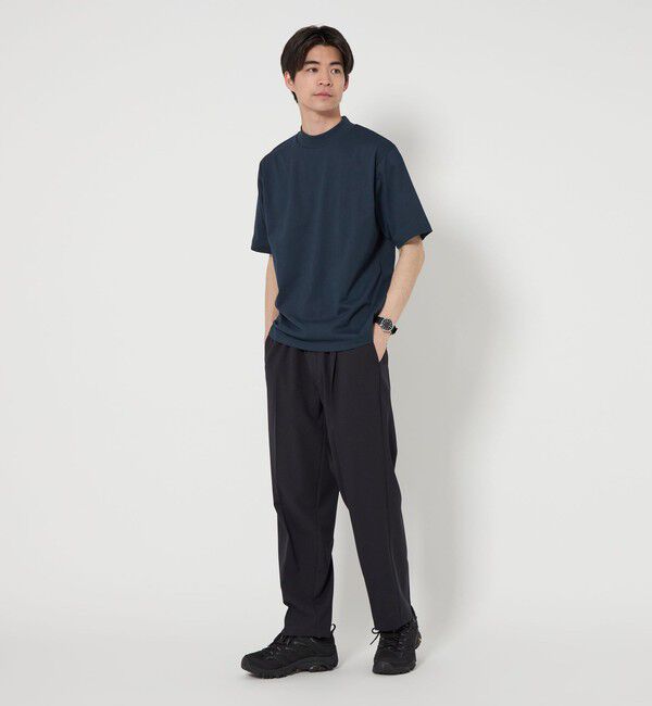 UNITED ARROWS green label relaxing「【WEB限定】JUST fit デイリー モック 半袖 Ｔシャツ カットソー -吸水速乾・抗菌-」|Tシャツ・カットソー|