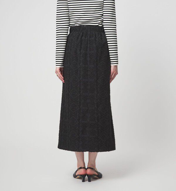 UNITED ARROWS green label relaxing「カットジャガード タイト スカート」|タイト|