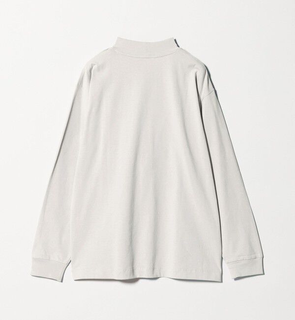 UNITED ARROWS green label relaxing「LONG FIBER COTTON クリア モックネック 長袖 Tシャツ」|Tシャツ・カットソー|