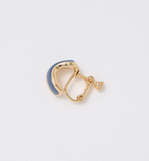 UNITED ARROWS green label relaxing「メタルフレーム マーブル イヤリング」|イヤリング|