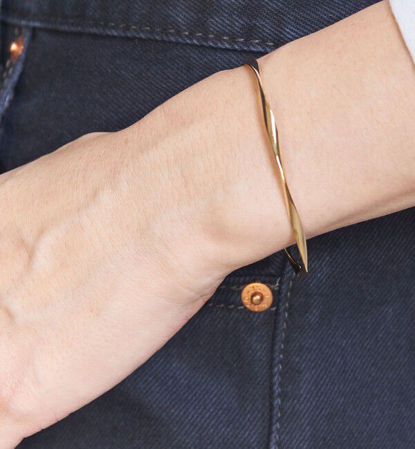 BEAUTY&YOUTH UNITED ARROWS「メタル ヒネリ バングル」|ブレスレット・バングル|