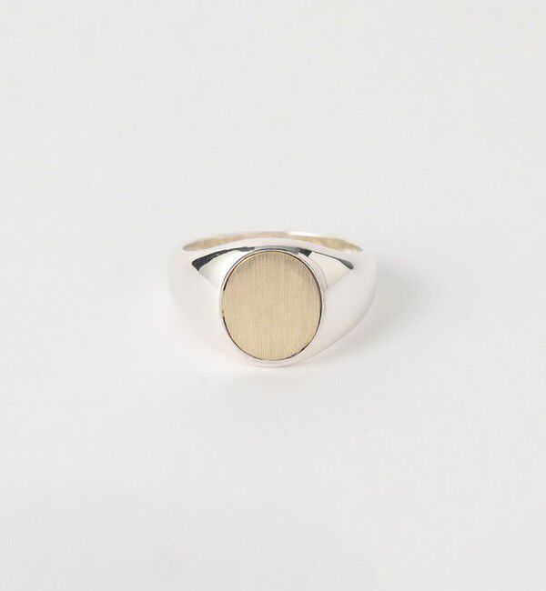 BEAUTY&YOUTH UNITED ARROWS「SILVER925 x BRASS シグネット リング」|リング|