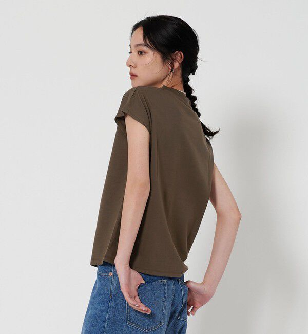 BEAUTY&YOUTH UNITED ARROWS「クルーネック フレンチスリーブ カットソー」|Tシャツ・カットソー|