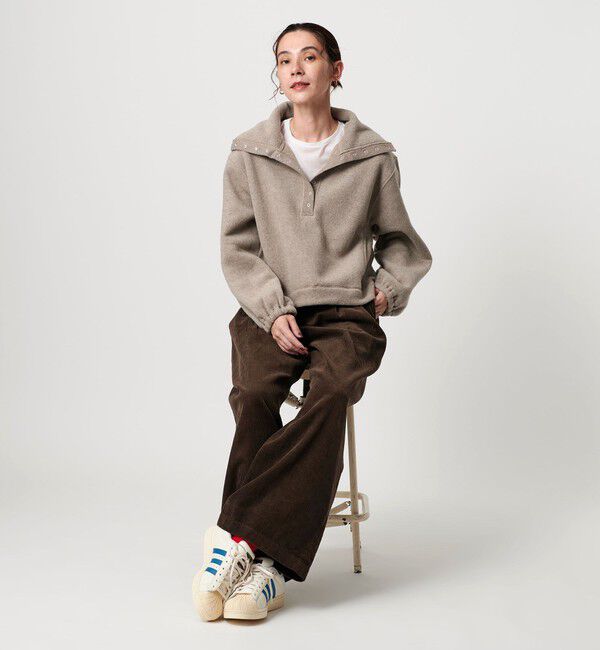 フリース スナップ プルオーバー（BEAUTY&YOUTH UNITED ARROWS