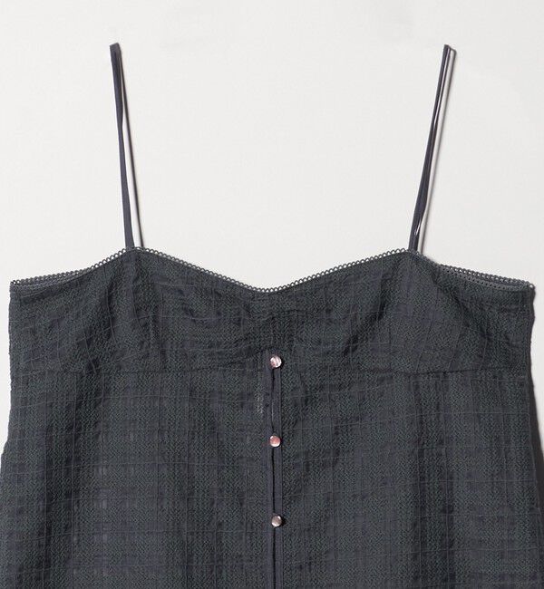 ATTISESSION「＜ATTISESSION＞エンブロイダリー チェック ミニ ドレス 」|ワンピース|