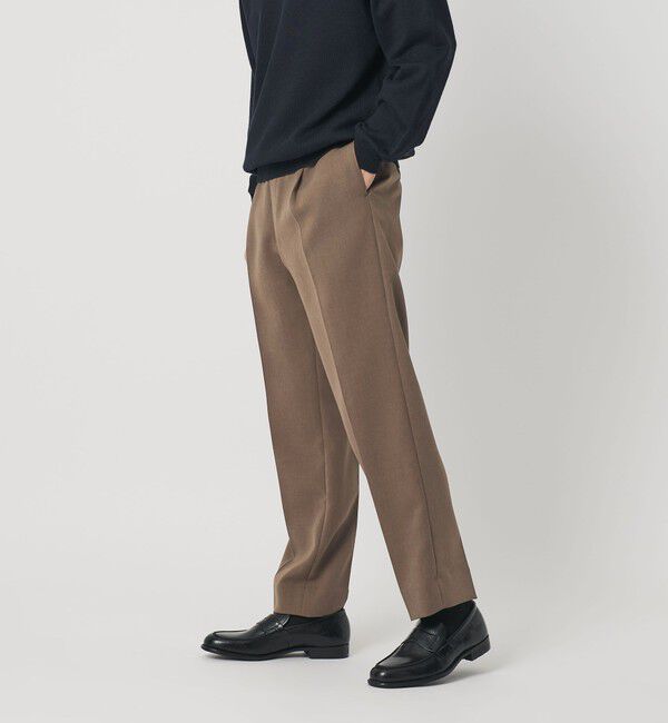 BEAUTY&YOUTH UNITED ARROWS「ソフト ダブルクロス イージー スラックス NO.5」|チノ|