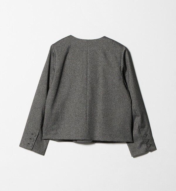 BEAUTY&YOUTH UNITED ARROWS「ツイードライク ノーカラージャケット」|ノーカラージャケット|