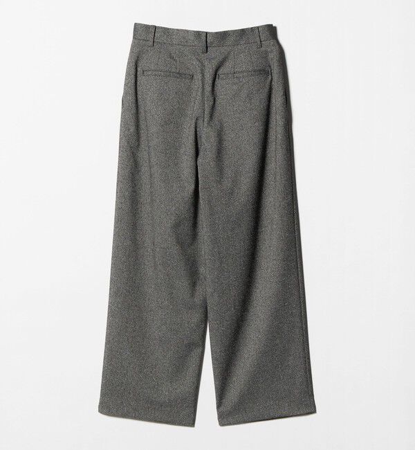 BEAUTY&YOUTH UNITED ARROWS「ツイードライク タックワイドパンツ」|スラックス|
