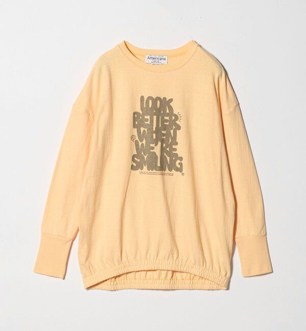 BEAUTY&YOUTH UNITED ARROWS「【別注】＜Americana＞プリント ロングスリーブTシャツ」|Tシャツ・カットソー|