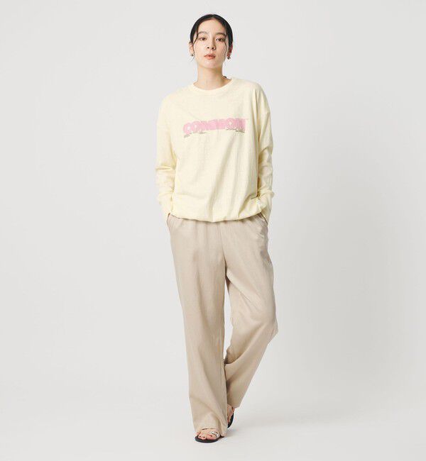 BEAUTY&YOUTH UNITED ARROWS「【別注】＜Americana＞プリント ロングスリーブTシャツ」|Tシャツ・カットソー|