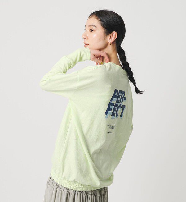 BEAUTY&YOUTH UNITED ARROWS「【別注】＜Americana＞プリント ロングスリーブTシャツ」|Tシャツ・カットソー|LIME