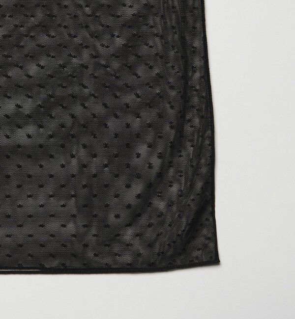 BEAUTY&YOUTH UNITED ARROWS「【WEB限定 Wardrobe DAILY MINIMAL】ドット チュールタートルネックプルオーバー ウォッシャブル」|Tシャツ・カットソー|