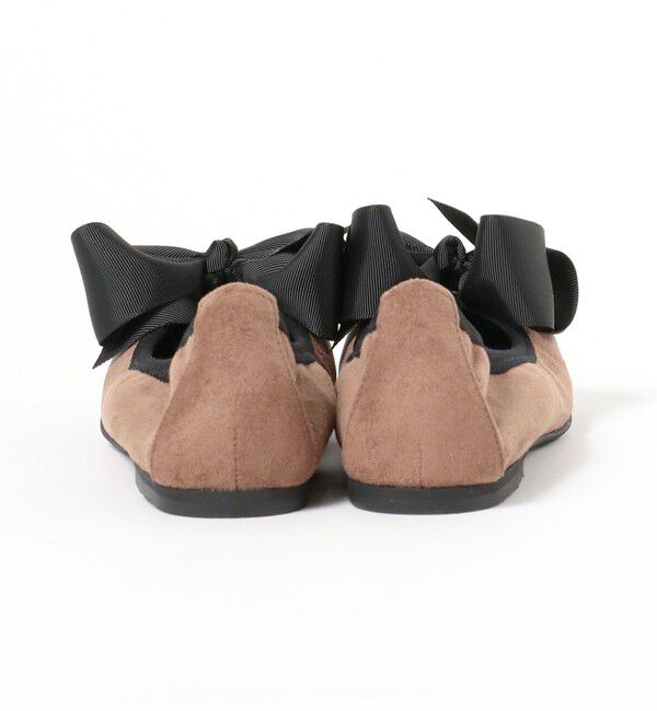 Ray BEAMS 「SEPTEMBER MOON / リボン バレエシューズ ソリッド」|バレエシューズ|