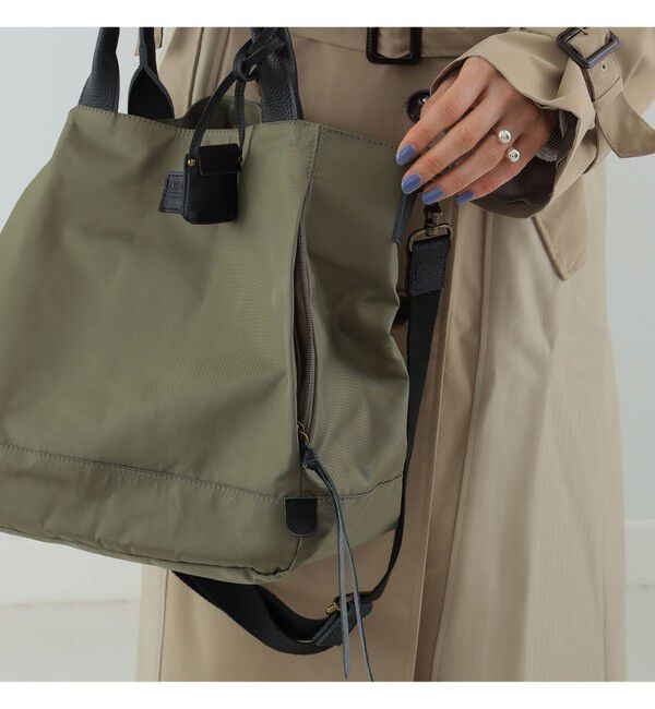 Ray BEAMS 「toleur / ポリエステル 2way トートバッグ」|トートバッグ|