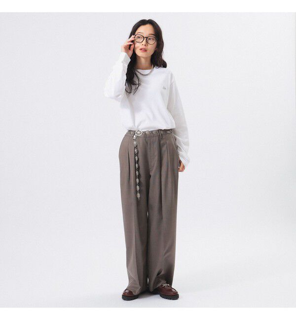 BEAMSBOY「LACOSTE / ベーシック ロングスリーブ Tシャツ」|Tシャツ・カットソー|