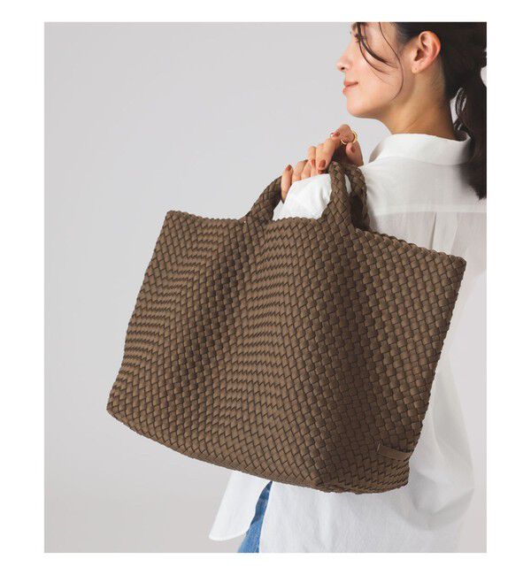 Demi-Luxe BEAMS 「NAGHEDI / イントレチャート トートバッグ」|トートバッグ|MINK