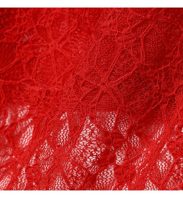 Ray BEAMS 「ストレッチレース クルーネック Tシャツ」|Tシャツ・カットソー|