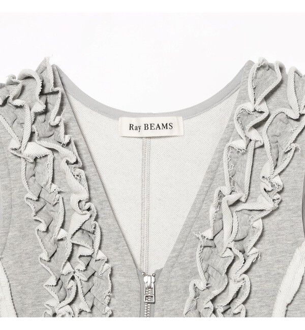 Ray BEAMS 「フリルブレード ウラケ ベスト」|ベスト・ジレ|