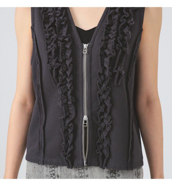 Ray BEAMS 「フリルブレード ウラケ ベスト」|ベスト・ジレ|