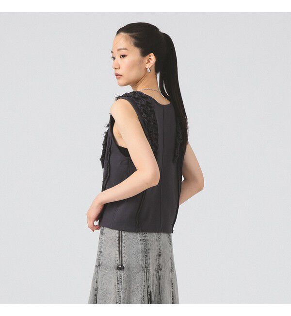 Ray BEAMS 「フリルブレード ウラケ ベスト」|ベスト・ジレ|