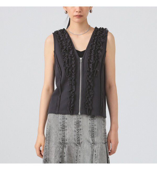 Ray BEAMS 「フリルブレード ウラケ ベスト」|ベスト・ジレ|