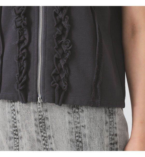 Ray BEAMS 「フリルブレード ウラケ ベスト」|ベスト・ジレ|