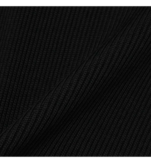 Demi-Luxe BEAMS 「BATONER / ウール リブ ハーフジップ ニット」|ニット・セーター|