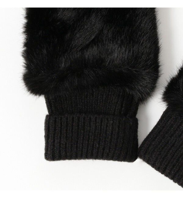 Ray BEAMS 「【別注】CONTROL FREAK / フェイク ファー ミトン」|手袋|