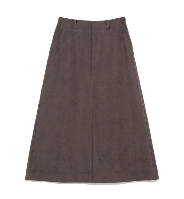 Demi-Luxe BEAMS 「フェイクスエード フレアスカート」|スカート|