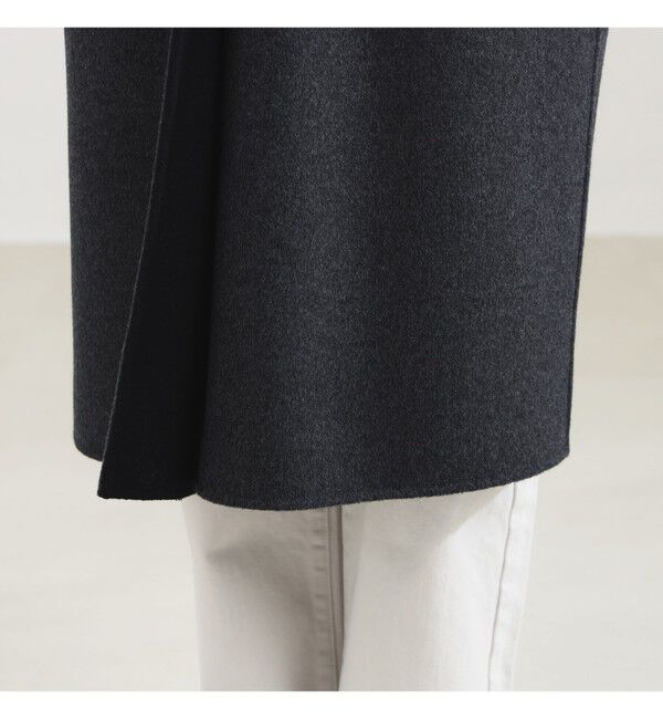 Demi-Luxe BEAMS 「リバー Vネック ロングコート」|ダッフルコート|