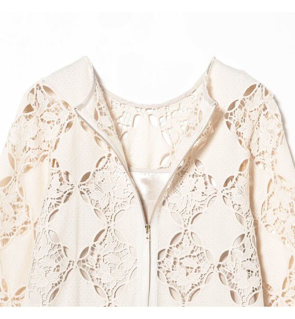 Ray BEAMS 「レース ベルカフス ロングスリーブ ワンピース」|ワンピース|