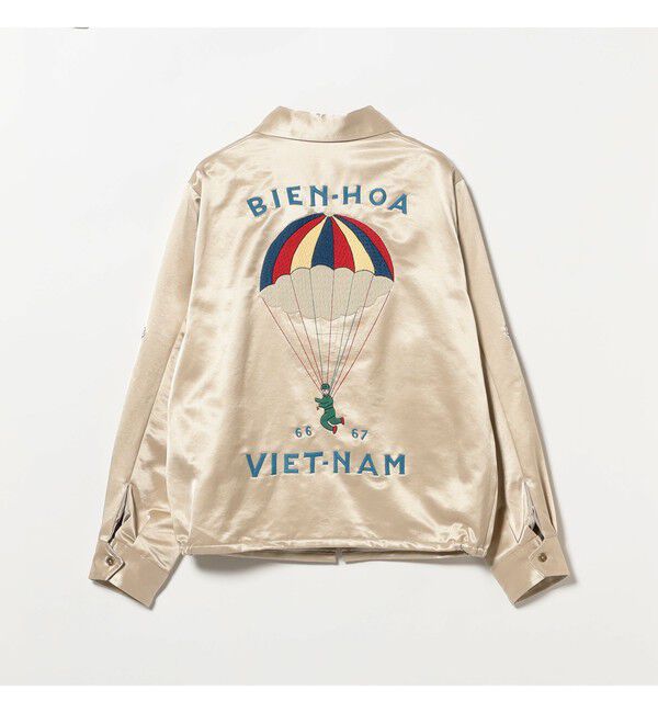 BEAMSBOY「テーラー東洋 / Mid 1960s Style Satin Vietnam Jacket &ldquo;PARACHUTE&rdquo;」|ブルゾン・スタジャン|
