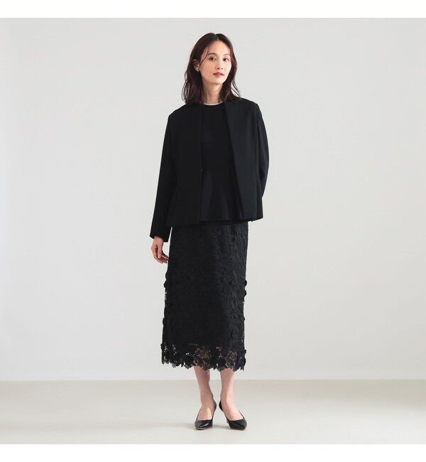 Demi-Luxe BEAMS 「ブロッサム レース スカート」|スカート|