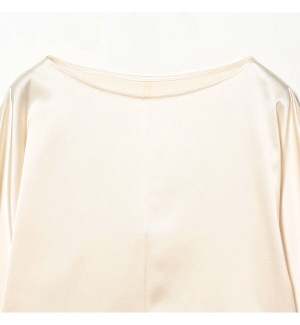 Demi-Luxe BEAMS 「トリアセ ポリエステル フラットサテン ブラウス」|シャツ・ブラウス|