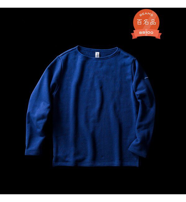 BEAMS PLUS「LOOPWHEELER / 別注 Sweat Boat Neck」|スウェット・ジャージ|P.NAVY