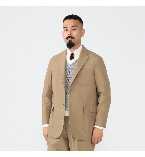 BEAMS PLUS「BEAMS PLUS / 3B Box-Fit Jacket High Density Cotton」|テーラードジャケット|